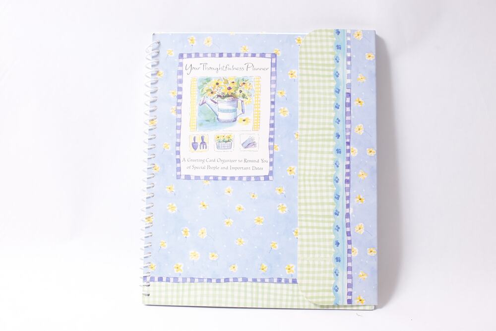 Your Thoughtfulness Planner Greeting Card Organizer UNUSED ~ 260714-WH 1131